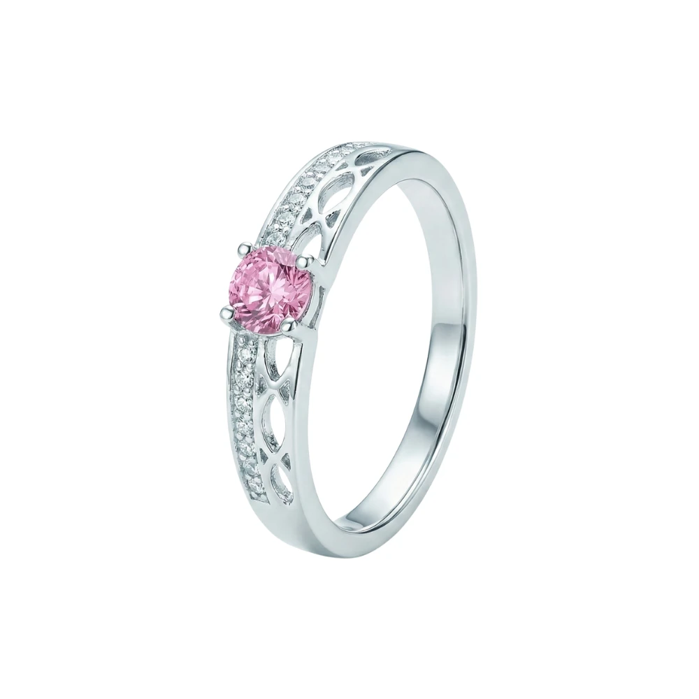 Anillo Merletto Rosa Plata 925