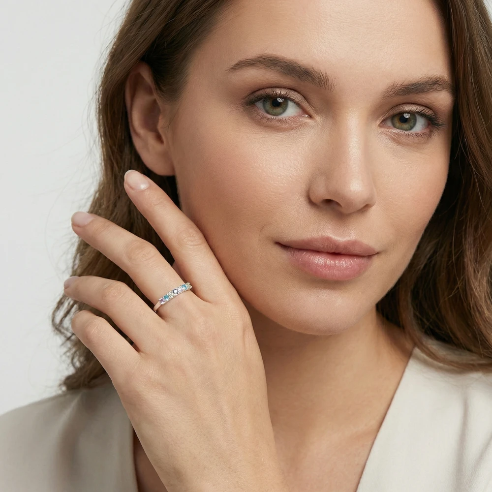 Anillo Odisea Iris Plata 925