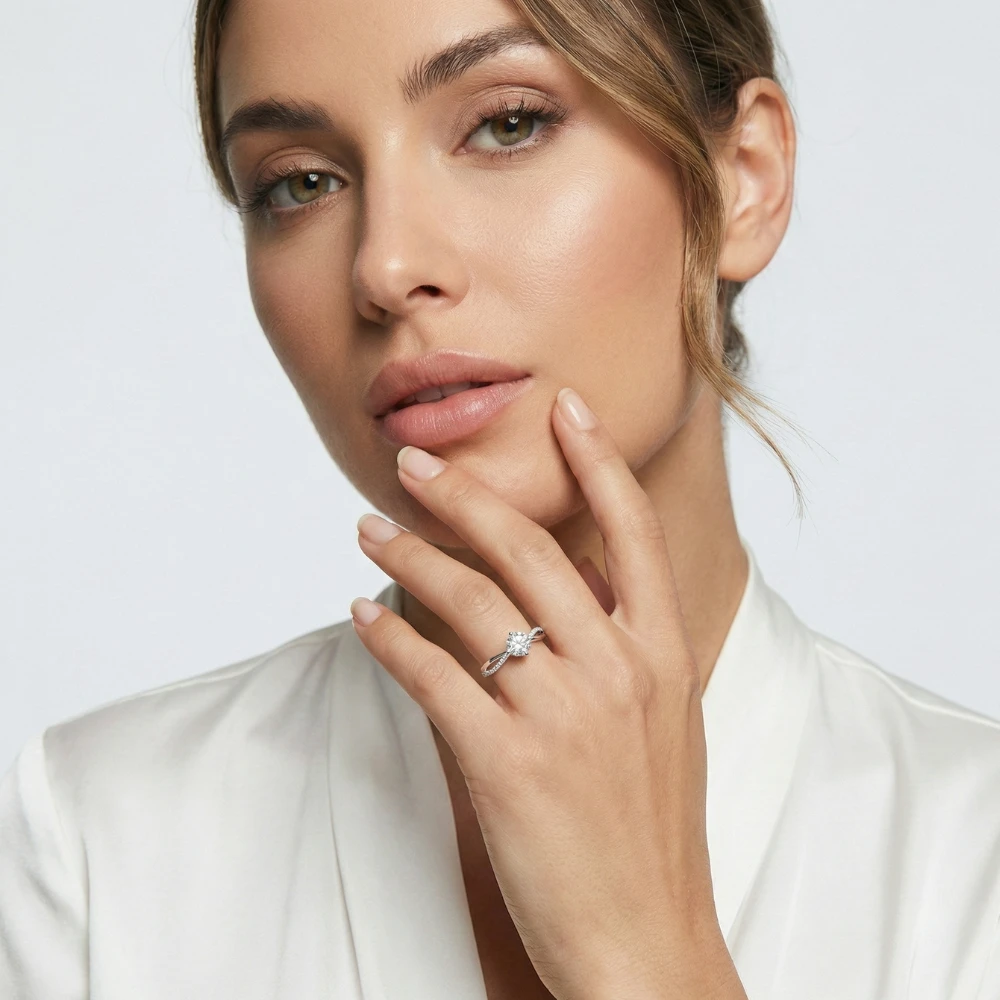 Anillo Veta Plata 925